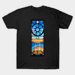 The Beach is my Church by Julie Ann Stricklin T-Shirt